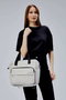 Zoozie Bags Bolsa Tote de Lona Gris